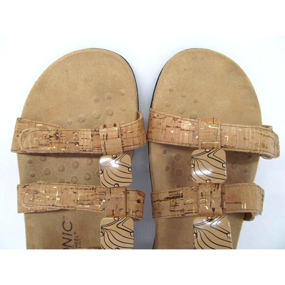 Vionic Orthaheel Amber Adjustable Strappy Sandals Size US 9 B preowned - Picture 10 of 10
